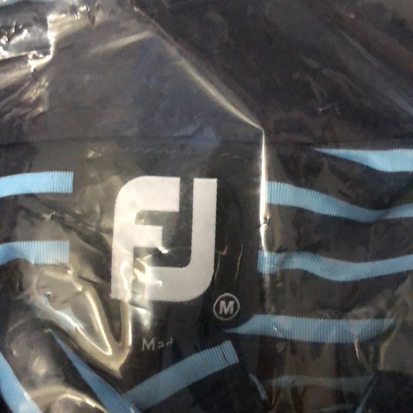 ✨Host Pick✨ NWT - FootJoy (FJ) Lisle 2-Color Stripe Self Collar - Picture 7 of 9